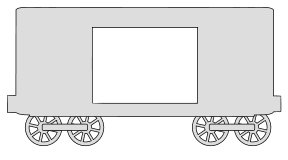 Box car pattern (Set 2). Free, printable, train, train car, pattern, stencil, template, vector, svg, print, download, clipart, shape, guide, design, svg, coloring page, sheet, quilting.