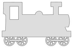 Train locomotive (Set 2). Free, printable, train, train car, pattern, stencil, template, vector, svg, print, download, clipart, shape, guide, design, svg, coloring page, sheet, quilting.