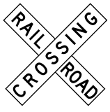 Railroad crossing clipart. Free, printable, train, train car, pattern, stencil, template, vector, svg, print, download, clipart, shape, guide, design, svg, coloring page, sheet, quilting.