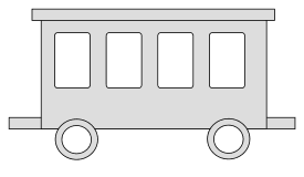 train car coloring page