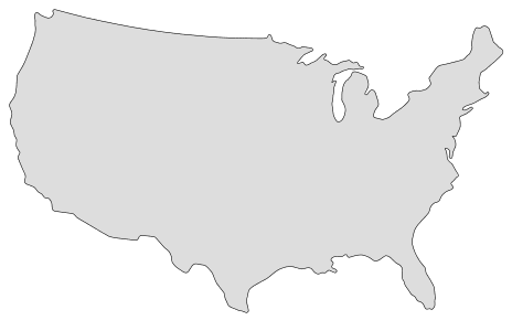 8. Outline of United States (Lower 48)., free, printable, us, usa, united states, map, pattern, stencil, template, vector, outline, svg, print, download, clipart, design, svg, coloring page.