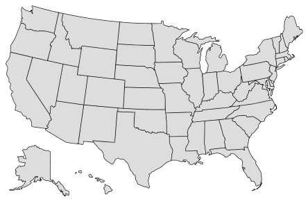 Printable US Maps with States (USA United States America) DIY
