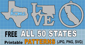 State Outlines and Patterns