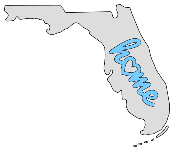 Florida home heart stencil pattern template shape state clip art outline printable downloadable free template map scroll saw pattern, laser cutting, vector graphic.