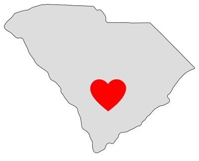 Free South Carolina map outline shape state stencil clip art scroll saw pattern print download silhouette or cricut design free template, cutting file.