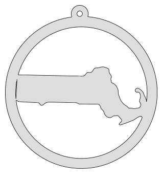 Massachusetts map inside circle state stencil clip art scroll saw pattern printable downloadable free template, laser cutting, vector graphic, silhouette or cricut design.