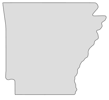 Free Arkansas map outline shape state stencil clip art scroll saw pattern print download silhouette or cricut design free template, cutting file.