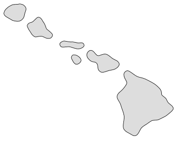 hawaiian islands silhouette png