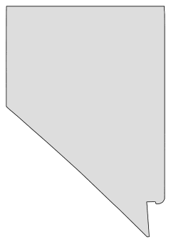 Free Nevada map outline shape state stencil clip art scroll saw pattern print download silhouette or cricut design free template, cutting file.