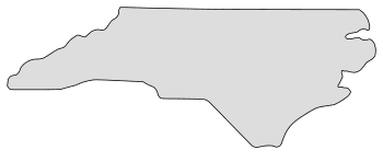 North Carolina – Map Outline, Printable State, Shape, Stencil