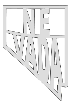Nevada map outline shape state stencil clip art scroll saw pattern printable downloadable free template, laser cutting, vector graphic.