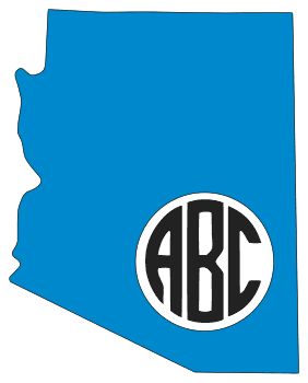 Free Arizona monogram state custom generator 1, 2, or 3 Initials letters, personalize, DIY arts and 
crafts, Cricut.