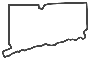 Free Connecticut outline with HOME on border, cricut or Silhouette design, vector image, pattern, map shape 
cutting file.