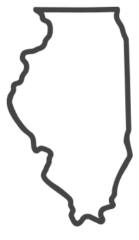 Free Illinois outline with HOME on border, cricut or Silhouette design, vector image, pattern, map shape 
cutting file.