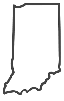 Free Indiana outline with HOME on border, cricut or Silhouette design, vector image, pattern, map shape 
cutting file.