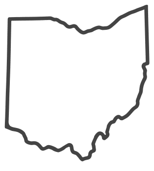 Free Ohio outline with HOME on border, cricut or Silhouette design, vector image, pattern, map shape 
cutting file.