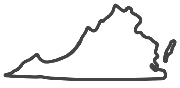 virginia state outline