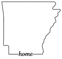 Arkansas outline with HOME on border, free, printable, cricut or Silhouette design, vector image, pattern, map shape, cutting file.