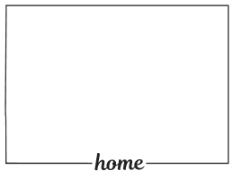 Colorado outline with HOME on border, free, printable, cricut or Silhouette design, vector image, pattern, map shape, cutting file.