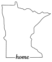 Minnesota outline with HOME on border, free, printable, cricut or Silhouette design, vector image, pattern, map shape, cutting file.
