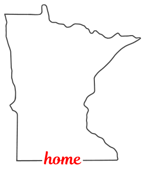 Free Minnesota outline with HOME on border, cricut or Silhouette design, vector image, pattern, map shape 
cutting file.