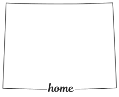 Wyoming outline with HOME on border, free, printable, cricut or Silhouette design, vector image, pattern, map shape, cutting file.