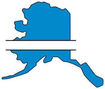 Free printable Alaska split monogram.  Personalize with your city, town, or customized text.
Great for t-shirts, DIY projects, cricut, silhouette, and other cutting machines. Add your own letters and numbers.