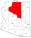 Map of Arizona highlighting Coconino county, pattern, stencil, template, svg.