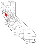 Map of California highlighting Lake county, pattern, stencil, template, svg.