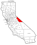 Map of California highlighting Mono county, pattern, stencil, template, svg.