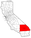Map of California highlighting San Bernardino county, pattern, stencil, template, svg.