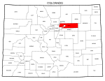 Map of Colorado highlighting Adams county, pattern, stencil, template, svg.