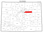 Map of Colorado highlighting Arapahoe county, pattern, stencil, template, svg.