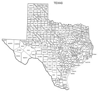 Free printable Texas map with county lines, state, outline, printable, shape, template, download.