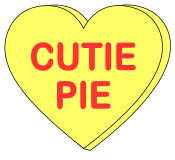 CUTIE PIE, free, printable, Valentine’s Day, candy heart saying, message, pattern, stencil, template, vector, svg, print, download, clipart, design, svg.