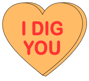 I DIG YOU, free, printable, Valentine’s Day, candy heart saying, message, pattern, stencil, template, vector, svg, print, download, clipart, design, svg.