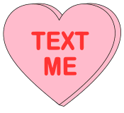 TEXT ME, free, printable, Valentine’s Day, candy heart saying, message, pattern, stencil, template, vector, svg, print, download, clipart, design, svg.