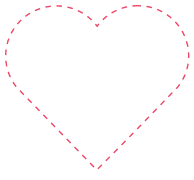 Heart outline template. Free, printable, Valentine’s Day, heart, Valentine, pattern, stencil, template, vector, svg, print, download, clipart, design.
