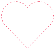 valentine heart outline