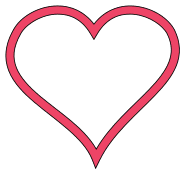 valentine heart outline