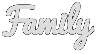 Free Family template. word art pattern stencil template design print download coloring page vector svg scroll saw vinyl silhouette cricut cutting machines.