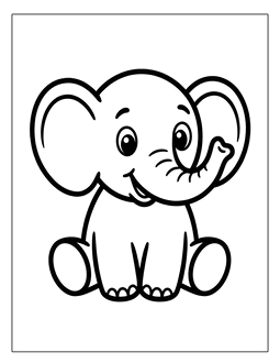 10. Printable elephant coloring page for kids. Elephant coloring page, elephant coloring sheets, color, coloring page, coloring, page, sheet, elephant, printable, free, book, pictures to color, easy, children, adult, print, download, pdf.