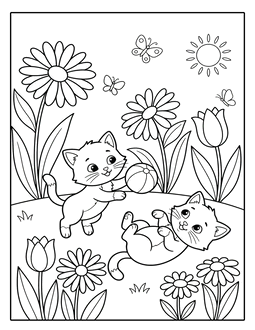2. Printable flower coloring page. Flowers coloring page, flowers coloring sheet, color, coloring page, flowers, printable, free, book, pictures to color, print, download, pdf.