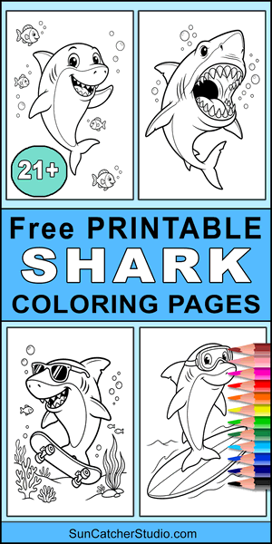 Shark coloring page, shark coloring sheets, color, coloring page, coloring, page, DIY, sheet, printable, free, book, pictures to color, easy, children, adult, print, download, pdf.