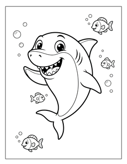 1. Free shark coloring sheet for kids. Shark coloring page, shark coloring sheets, color, coloring page, shark, printable, free, book, pictures to color, easy, children, adult, print, download, pdf.