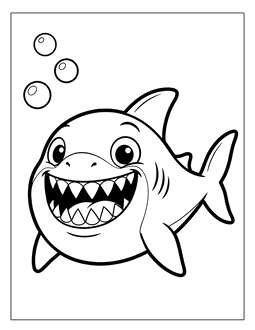 3. Shark picture to color. Shark coloring page, shark coloring sheets, color, coloring page, shark, printable, free, book, pictures to color, easy, children, adult, print, download, pdf.