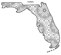 Florida coloring page, Florida coloring sheet, mandala, free, printable, pattern, coloring pages, coloring sheet, color, book, pictures to color, children, kids, adult, print, download, pdf.