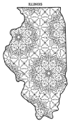 Illinois coloring page, Illinois coloring sheet, mandala, free, printable, pattern, coloring pages, coloring sheet, color, book, pictures to color, children, kids, adult, print, download, pdf.