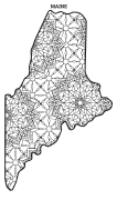 Maine coloring page, Maine coloring sheet, mandala, free, printable, pattern, coloring pages, coloring sheet, color, book, pictures to color, children, kids, adult, print, download, pdf.
