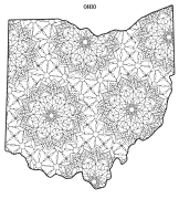 Ohio coloring page, Ohio coloring sheet, mandala, free, printable, pattern, coloring pages, coloring sheet, color, book, pictures to color, children, kids, adult, print, download, pdf.